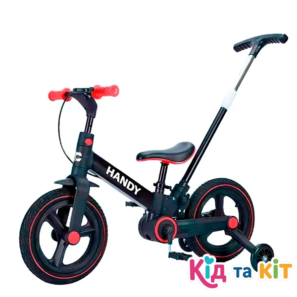 Велобіг-трансформер 3в1 Corso 1052-47 з PU колесами 12" та батьківською ручкою