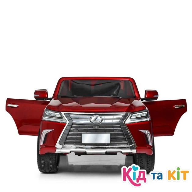 Дитячий електромобіль Джип Lexus 570 M 3906EBLRS-3 (4WD) Червоний (Автофарбування) - Зображення 4