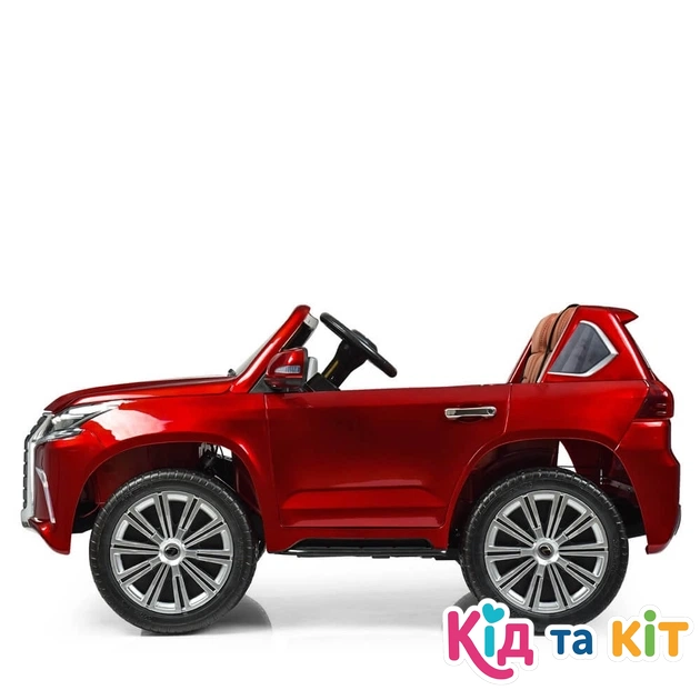 Дитячий електромобіль Джип Lexus 570 M 3906EBLRS-3 (4WD) Червоний (Автофарбування) - Зображення 5