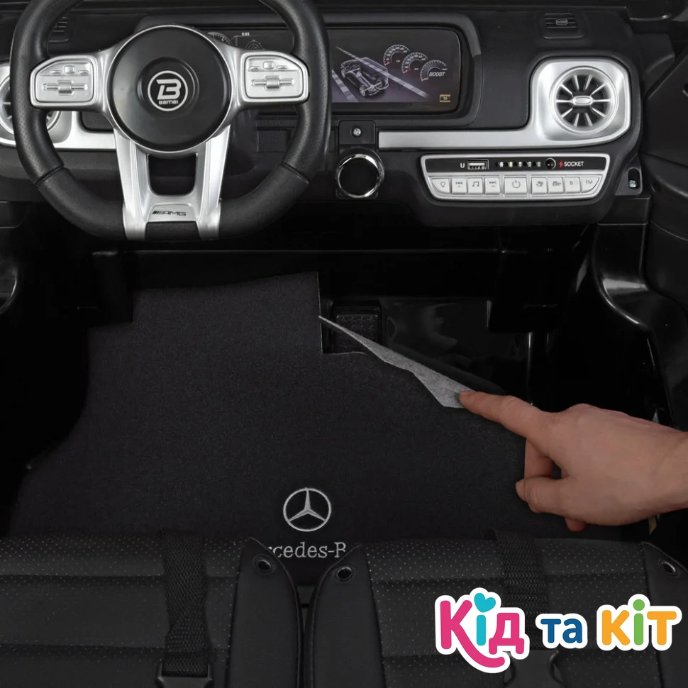 Дитячий електромобіль Джип Mercedes-AMG G65 M 4259EBLR-2 (4WD) Чорний - Зображення 5