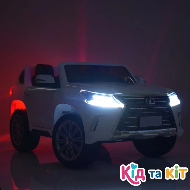 Дитячий електромобіль Джип Lexus 570 M 3906EBLRS-3 (4WD) Червоний (Автофарбування) - Зображення 10