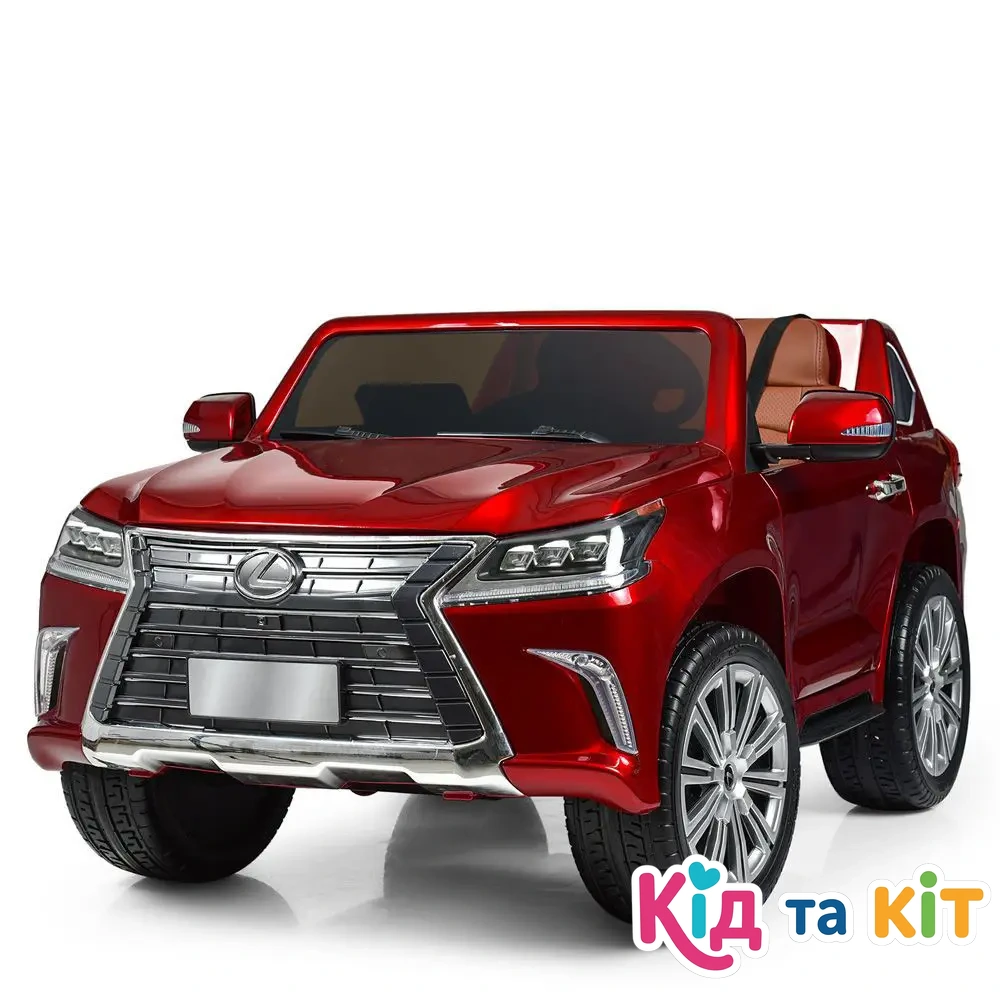 Дитячий електромобіль Джип Lexus 570 M 3906EBLRS-3 (4WD) Червоний (Автофарбування)